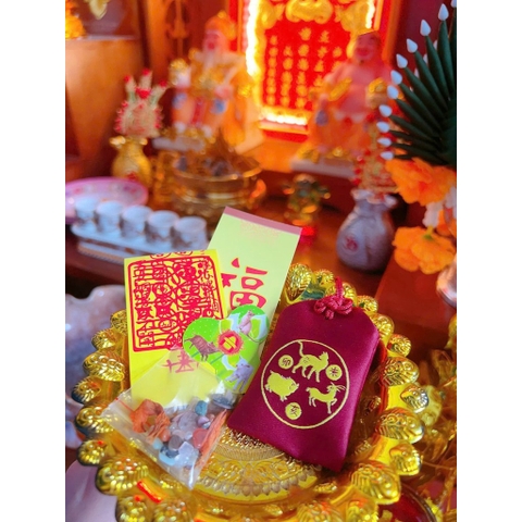 B4-002 Túi giải hạn tam tai phong thuỷ