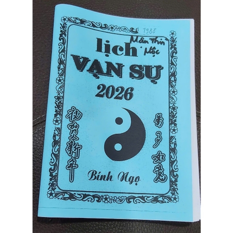 Lịch vạn niên 2026 xem ngày đẹp xấu theo từng tuổi + ghi chú năm sinh nam hoặc nữ