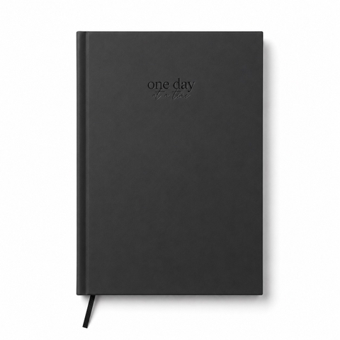 THE JOY - ‘One Day At A Time’ Notebook in Black