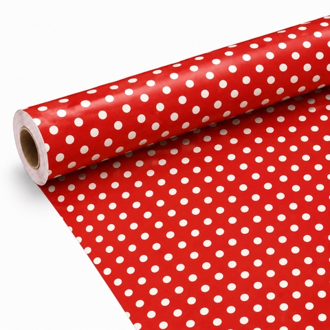 TIỆM CÁ TRỨNG - 'Polka Dot in Red’ Wrapping Paper