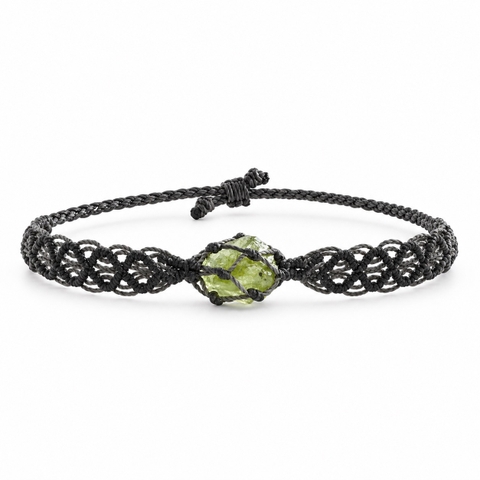 MERAKI TOWN - Single Stone Bracelet in Peridot