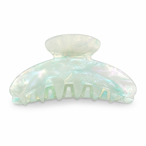 HAIR ACCESSORY - Heirloom Hair Claw in Shimmer Mint Pearl