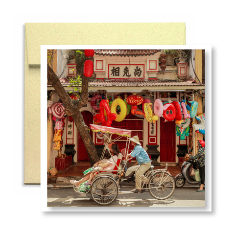 MARCUS LACEY - 'Cyclo' Greeting Card