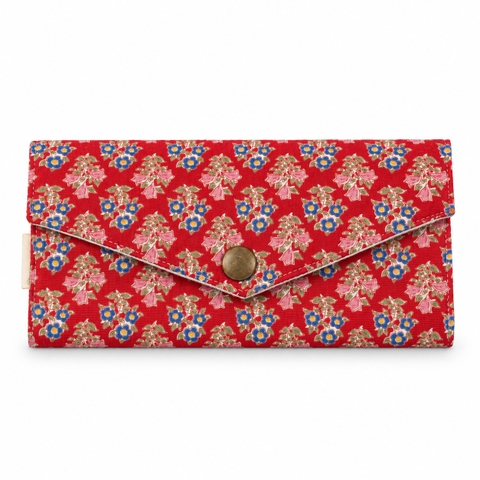RỪNG HANDMADE - 'Bellflower' Long Fabric Wallet