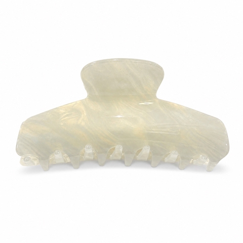 HAIR ACCESSORY - Heirloom Hair Claw in Shimmer Ivory