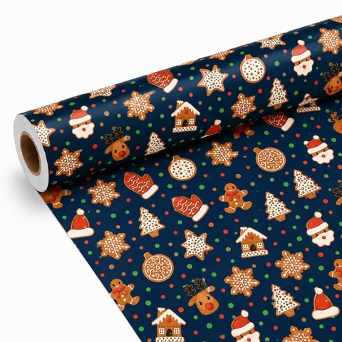 TIỆM CÁ TRỨNG - 'Midnight Treats' Christmas Wrapping Paper