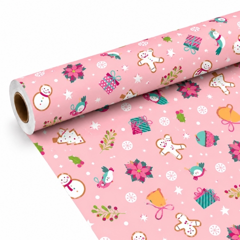 TIỆM CÁ TRỨNG - 'Gingerbread Man' Christmas Wrapping Paper