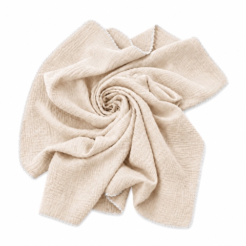 KID & BABY - Muslin Blanket in Beige