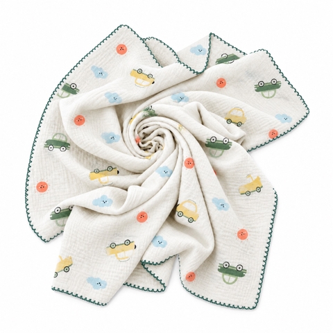 KID & BABY - Muslin Blanket in Car