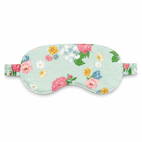 RUNG HANDMADE - 'Rose Garden' Linen Sleep Mask