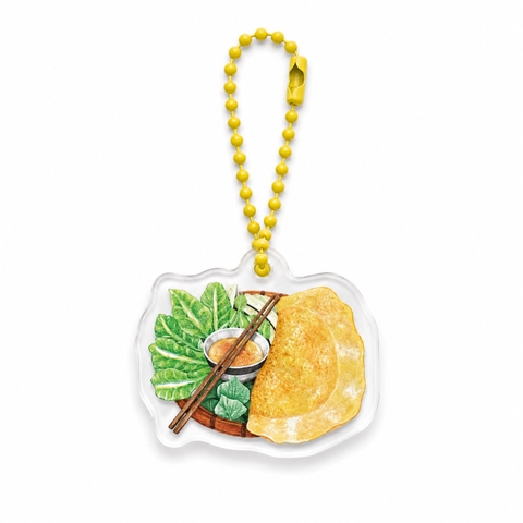 PHANHSHI STUDIO - ‘Bánh Xèo / Vietnamese Crepe' Mini Keychain