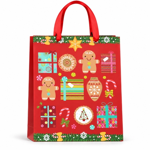 CHRISTMAS - 'Ginger Breadman' Paper Gift Bag
