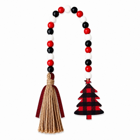 CHRISTMAS - Wooden Bead in Pine Tree