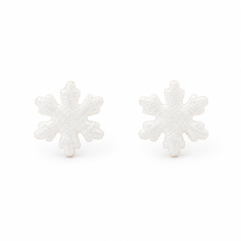 ELI & LOU - Clay Earrings in Snowflake