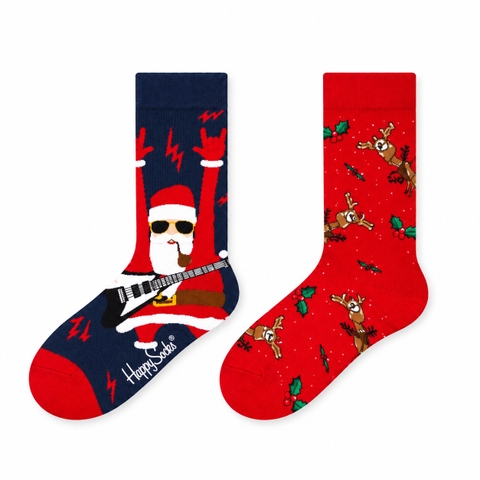 CHRISTMAS - 'Rockin’ Santa' Holiday Crew Socks