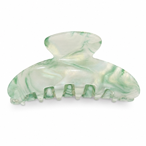 HAIR ACCESSORY - Heirloom Hair Claw in Shimmer Emerald Pearl