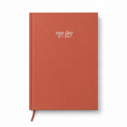 THE JOY - ‘One Day At A Time’ Notebook in Brown