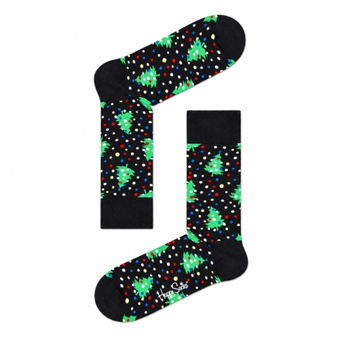 CHRISTMAS - 'Pine Tree Confetti' Holiday Crew Socks