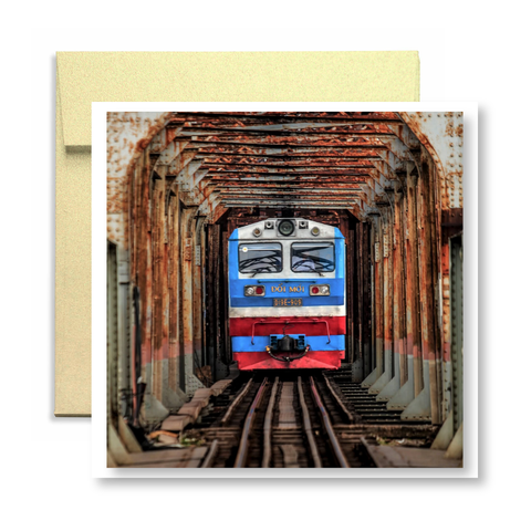 MARCUS LACEY - 'Train Greeting Card