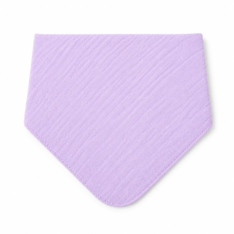 Muslin Bib For Babies - Lilac