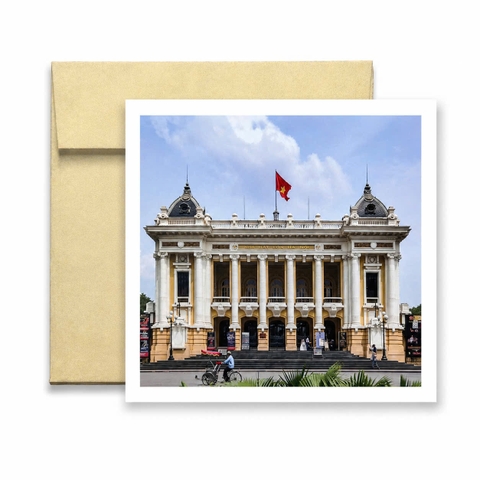 MARCUS LACEY - 'Hanoi Opera House' Greeting Card