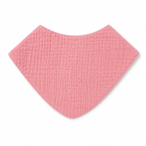 Muslin Bib For Babies - Blush Pink