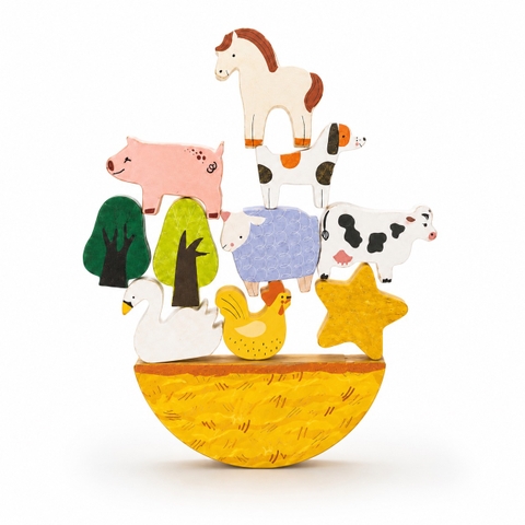 Farm Wooden Balance Set
