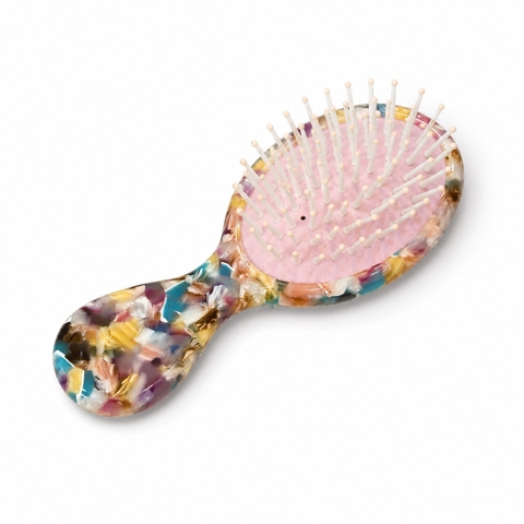 Mini Hair Brush - Marble