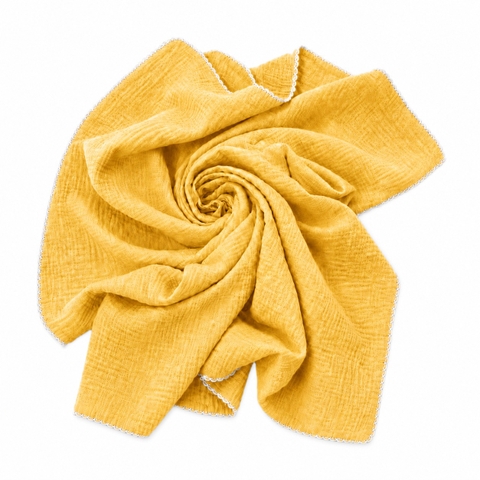 KID & BABY - Muslin Blanket in Yellow