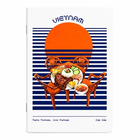 XLAND - 'Taste Vietnam, Live Vietnam' Glitter Notebook