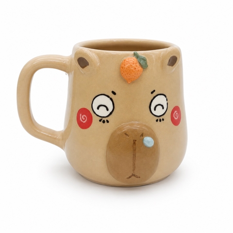 MEOW POTTERY - Ceramic Short Mug In Capybara