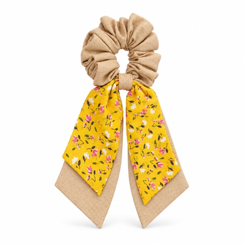 RỪNG HANDMADE - Long Bow Scrunchies in Beige