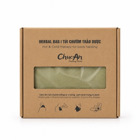 CHUC AN HEALING HERBS - Large Herbal Bag In Army Green