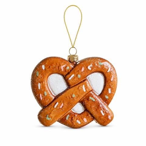 Poly CHRISTMAS Ornament - Pretzel