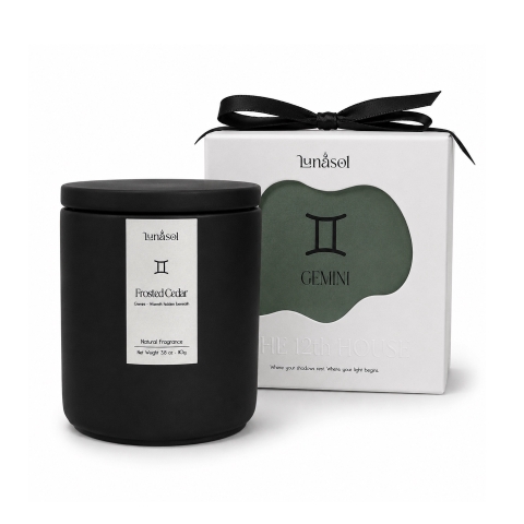 LUNASOL - 'Gemini' Zodiac Scented Candle