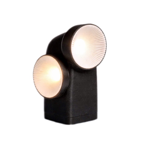 ILLU.3D Lighting – 3D Printing Duo Light Lamp In Black