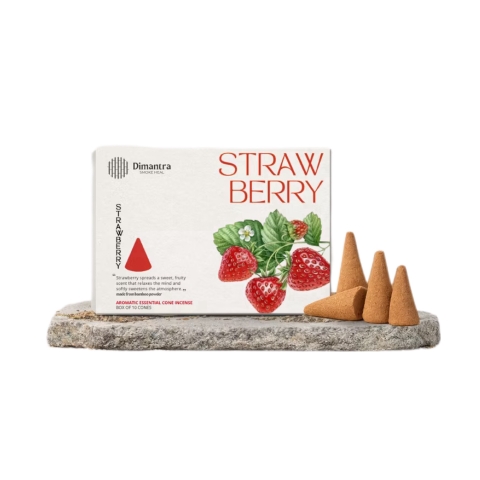 DIMANTRA - 'Strawberry' Cone Incense