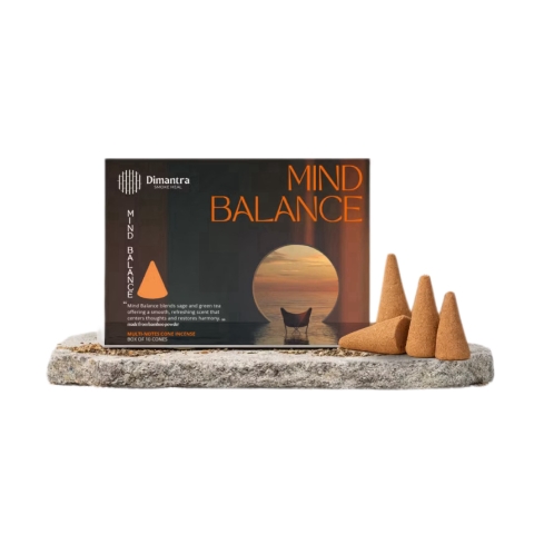 DIMANTRA - 'Mind Balance' Cone Incense