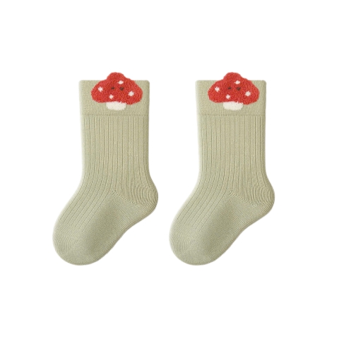 BABY CREW SOCKS - Mushroom