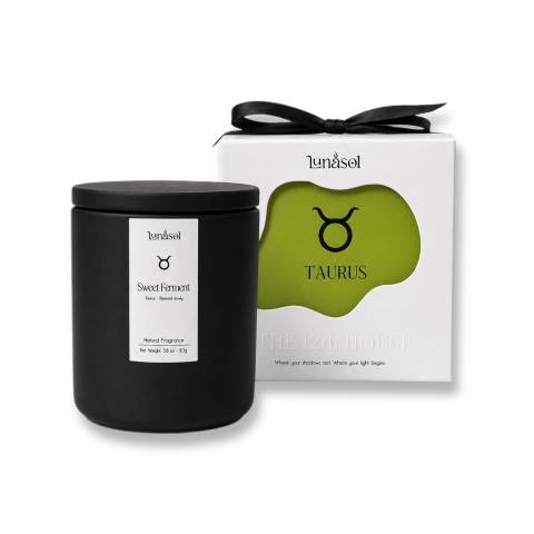 LUNASOL - 'Taurus' Zodiac Scented Candle