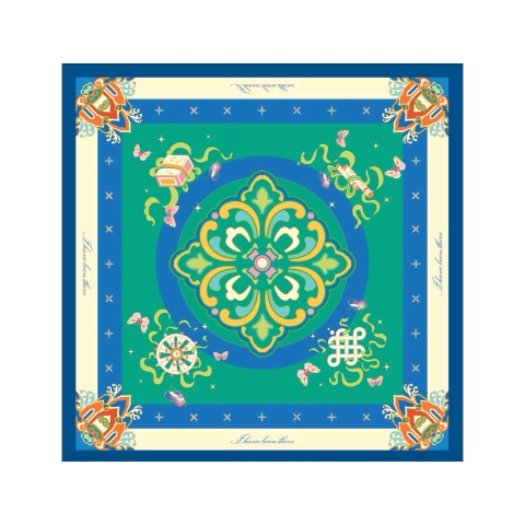 I Have Been There - 'Thiên Lam' Square Scarf