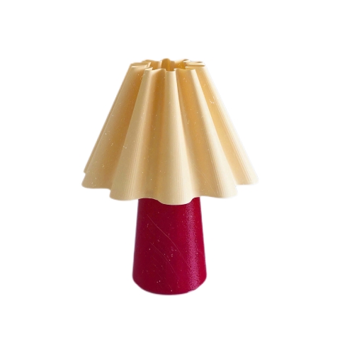ILLU.3D Lighting – 3D Printing Tulip Lamp in Beige & Red