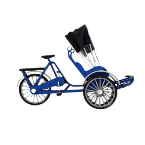 NHA TIN - 'Xích Lô - Cyclo' Magnet In Blue