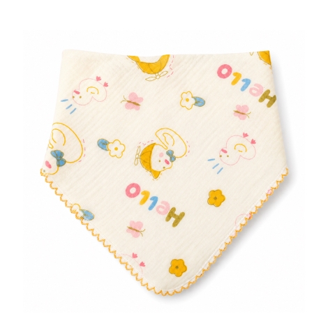 Muslin Bib For Babies - Duck