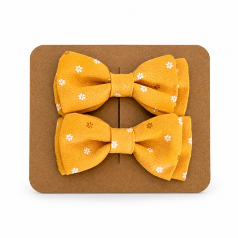 RUNG HANDMADE - Fabric Hair Bow (Set Of 02)