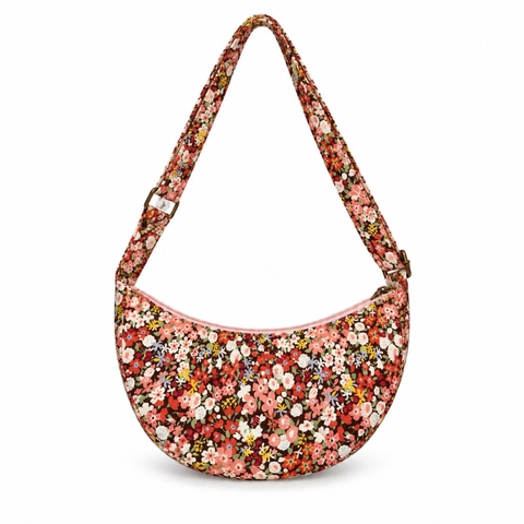 RỪNG HANDMADE - ‘Coral Wildflower Meadow’ Shoulder Bag