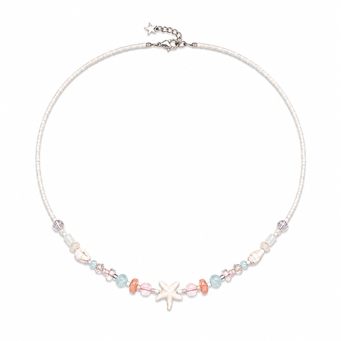 MERMAID - 'Moana' Natural Gemstone & Glass Bead Necklace