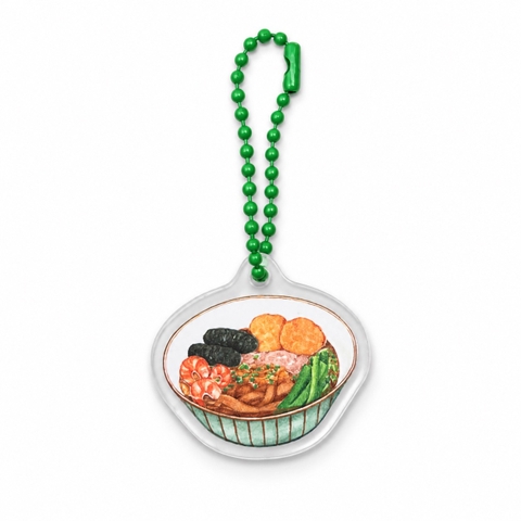 PHANHSHI STUDIO - ‘Bánh Đa Cua / Crab Noodle Soup' Mini Keychain