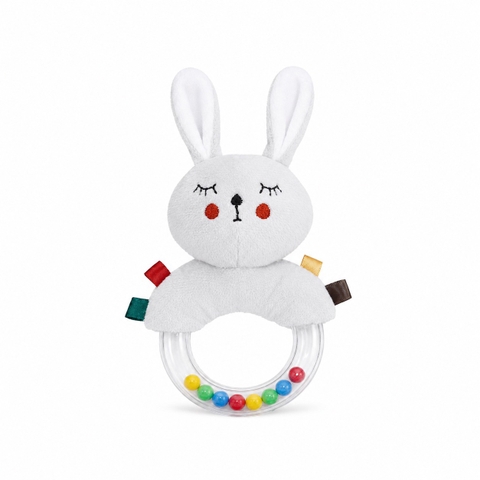 KID & BABY - Cotton Rattle With Colorful Ball in Bunny