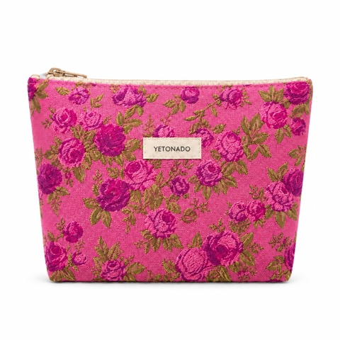 MAKE UP PURSE - Fuchsia Rose